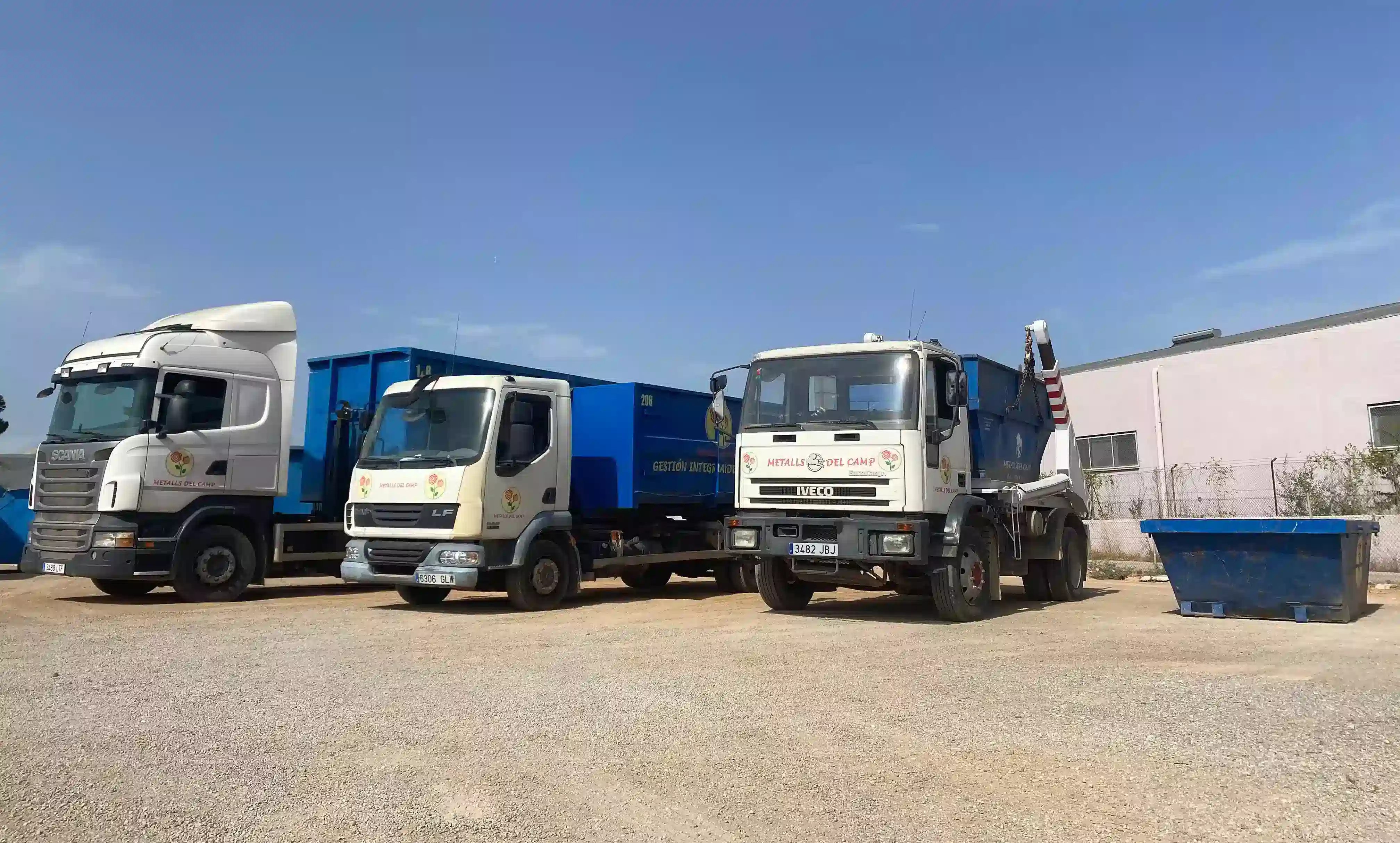 Flota de vehículos y contenedores de Metalls del Camp